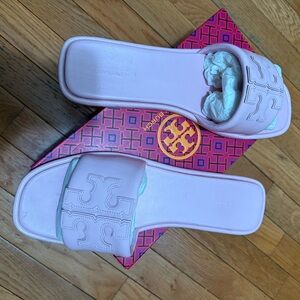 Tory Burch Pink Slide Sandals